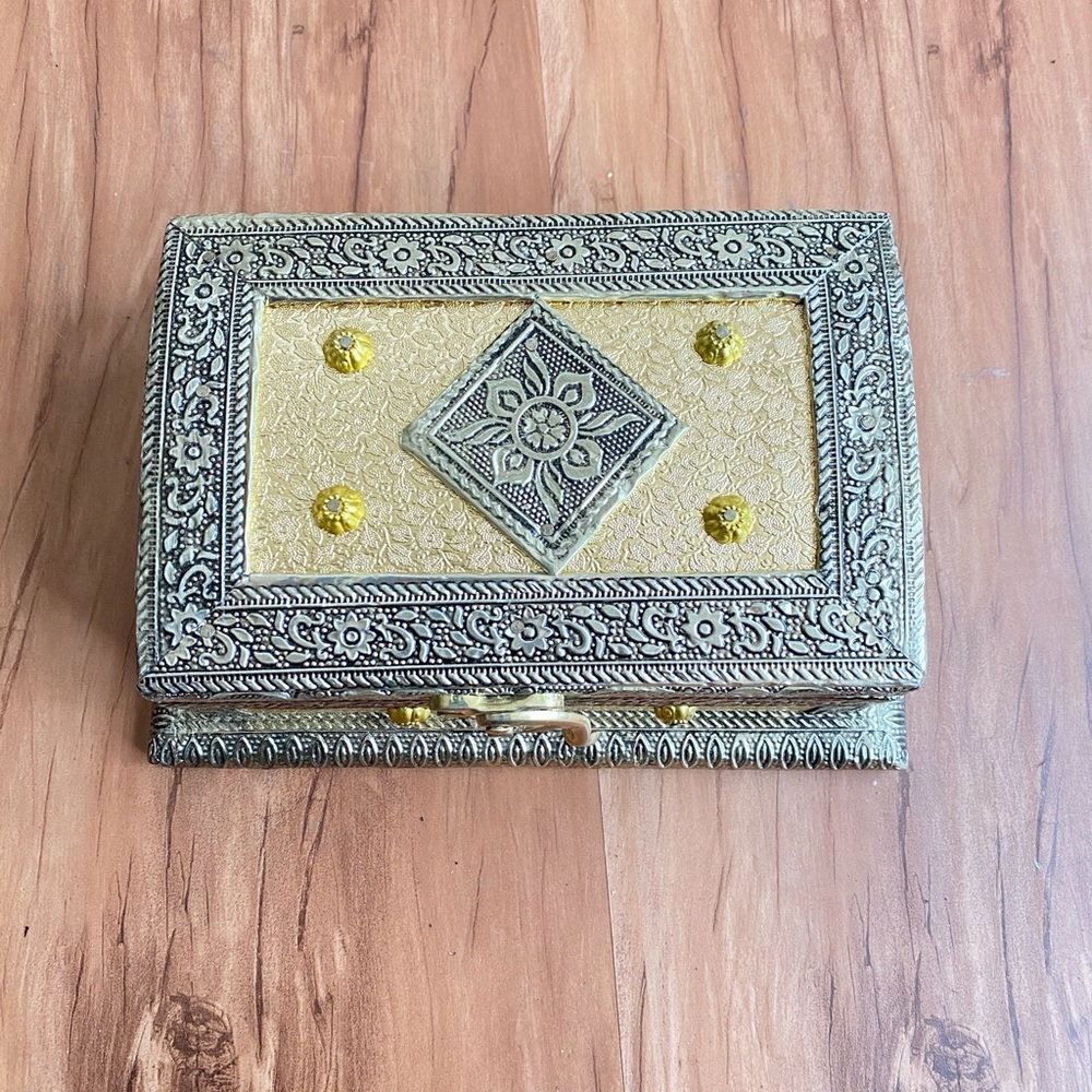 Indian Vintage Antique ,German-silver box 1960s